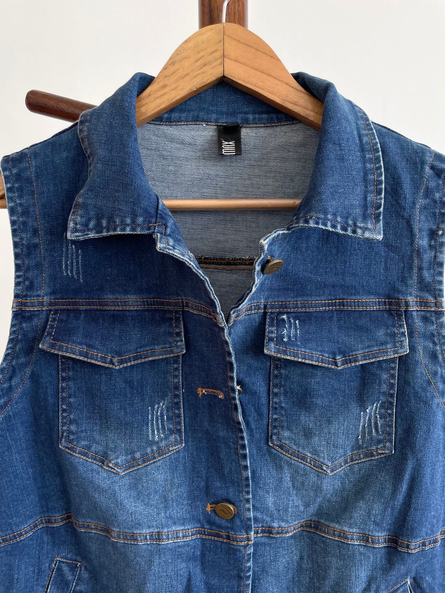 Denim Vest-Chest 42