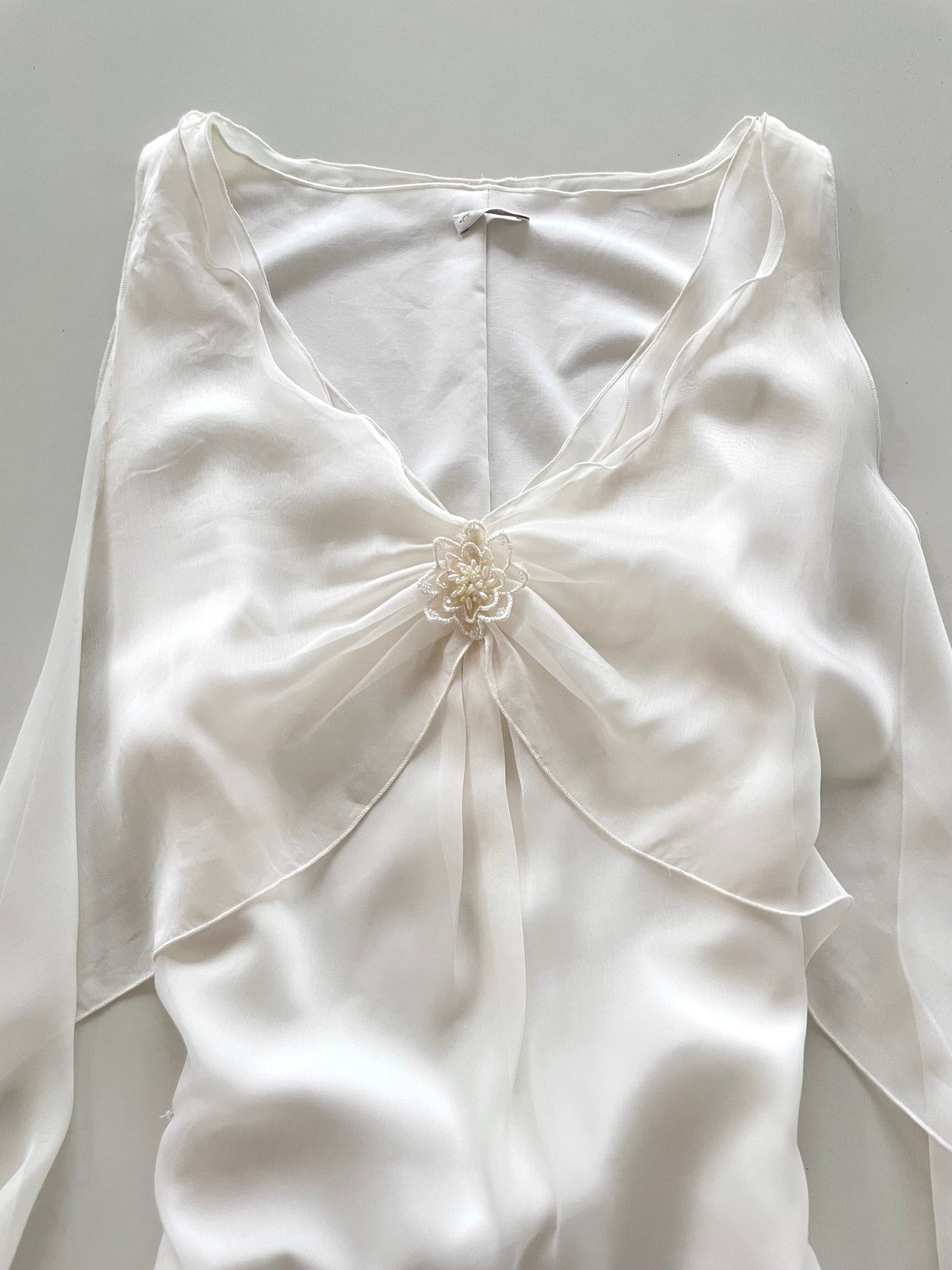 Mia Nana Embroidered Vintage Dress-Bust 40