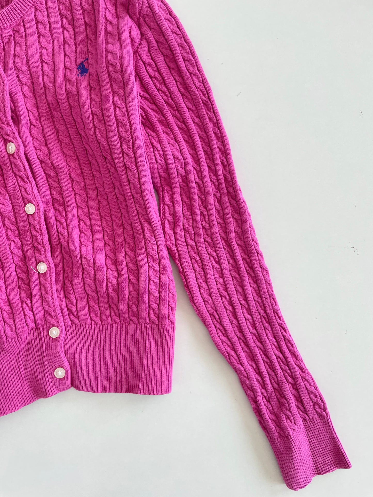Ralph Lauren 100% Cotton Vintage Cardigan-Bust 32