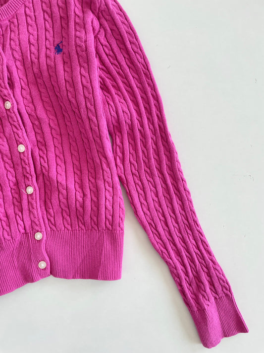 Ralph Lauren 100% Cotton Vintage Cardigan-Bust 32