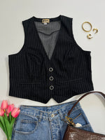 Load image into Gallery viewer, You Pinstripe Waistcoat-Bust 36
