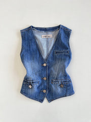 Refood Jeans Denim Waistcoat-Bust 36