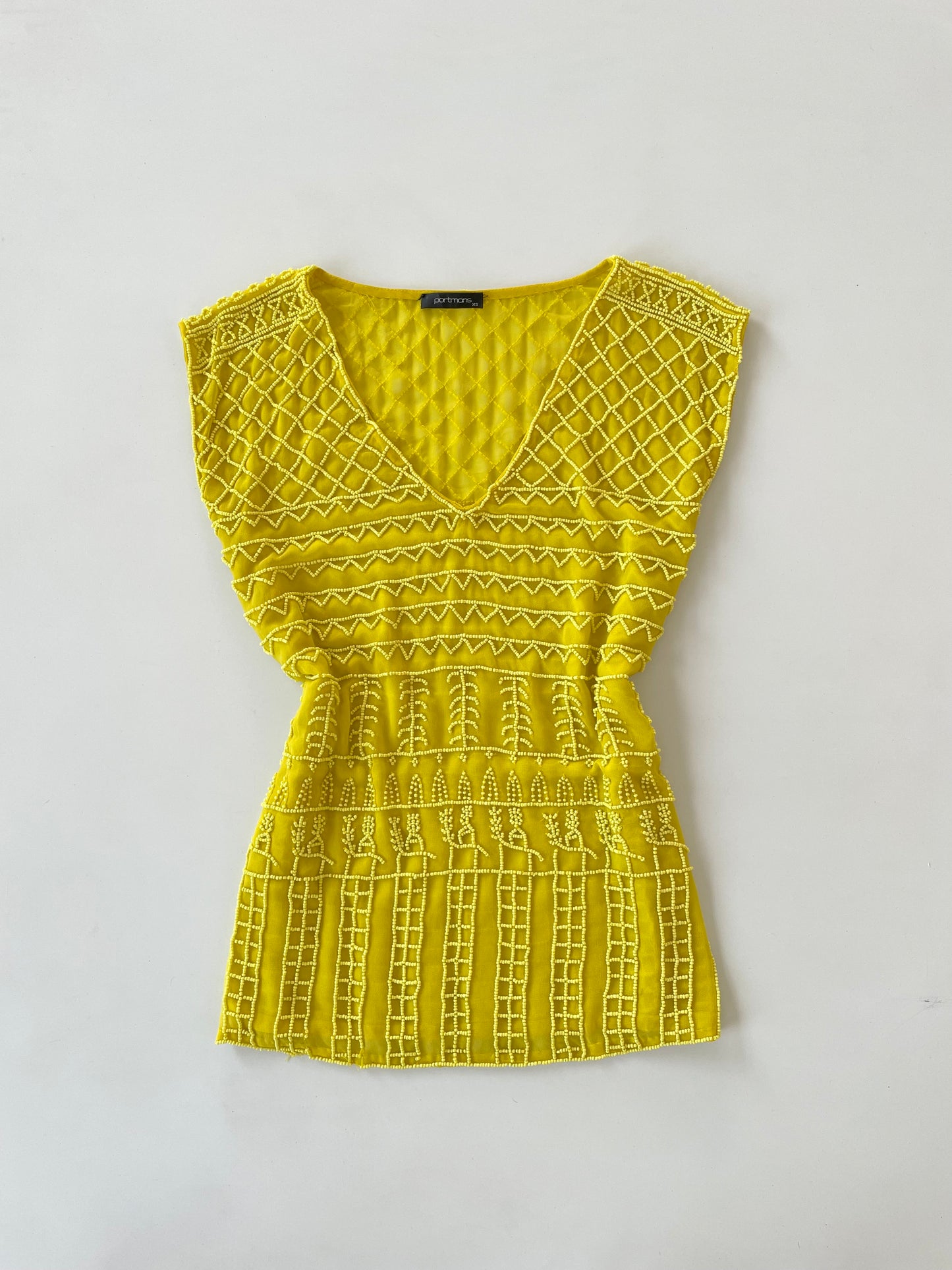 Portmans Embroidered Vintage Top-Bust 34