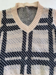 Chunky Sweater Vest-Bust 44