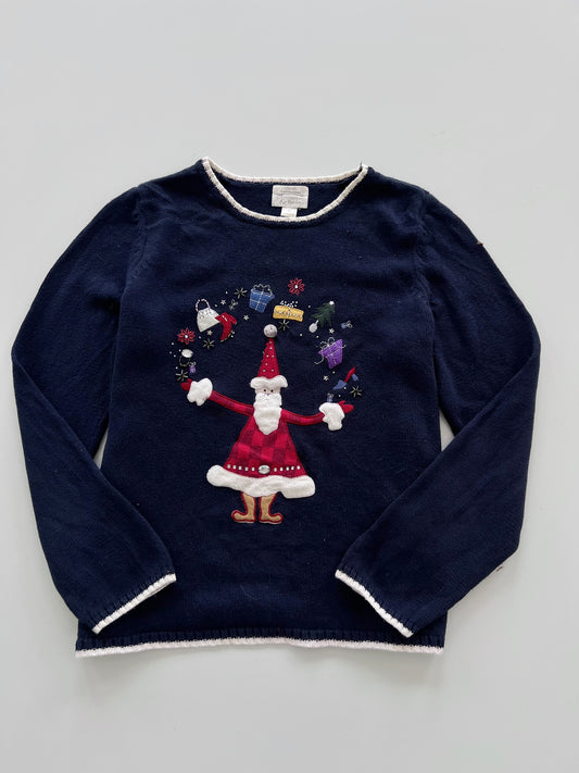 Christopher & Banks Hand Embroidered Christmas Sweater-Bust 42