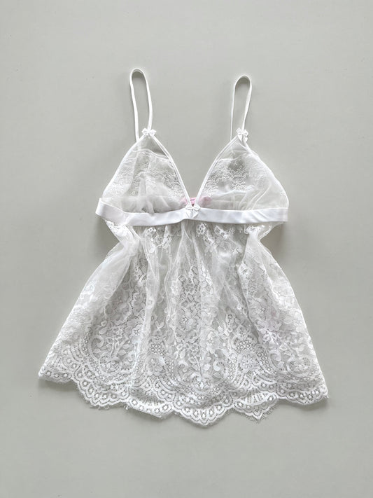 Soiree Nayomi Lace Sheer Top-Bust 32 to 34
