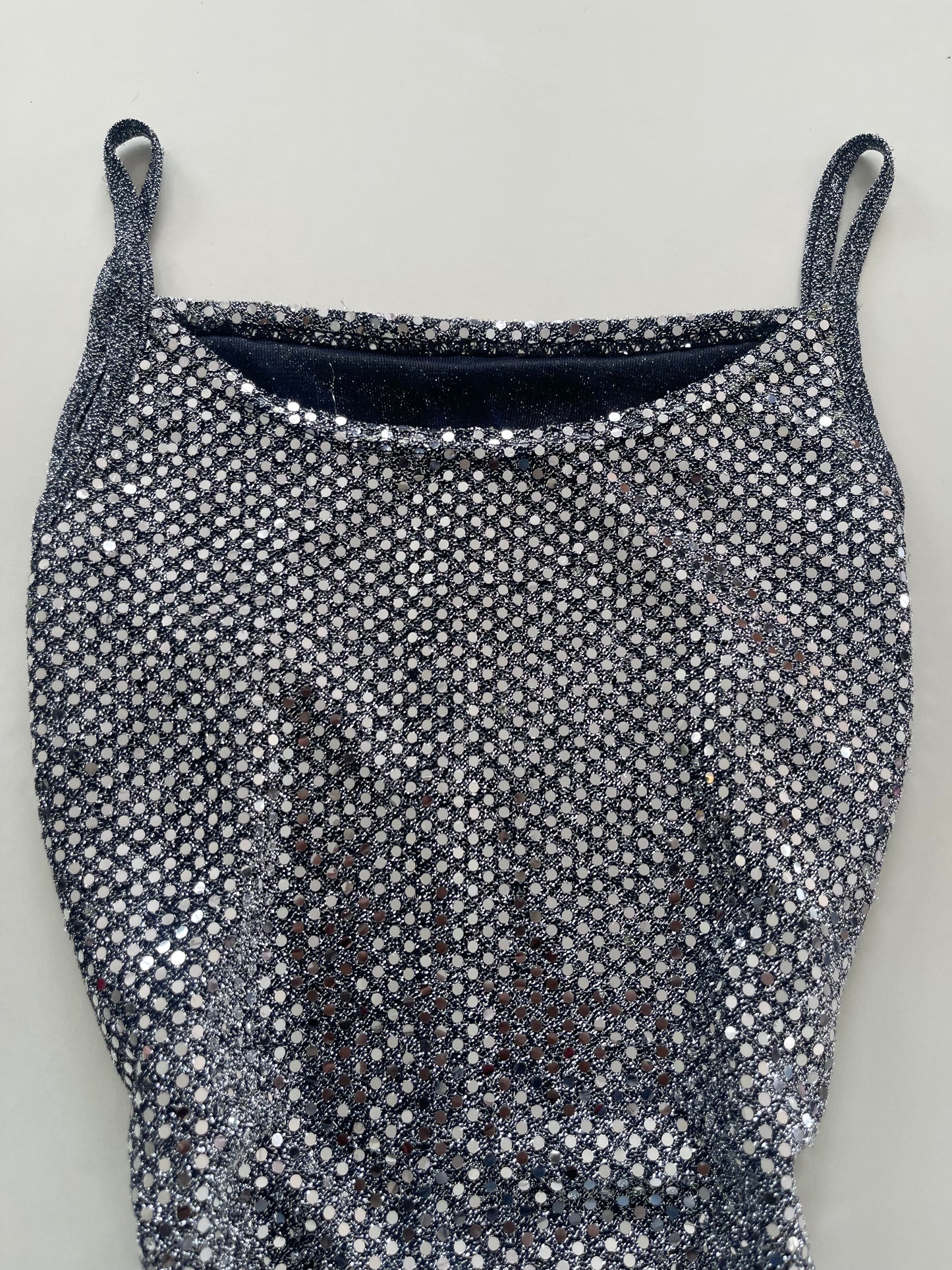 Silver Shimmer Dress-Bust 36 to 38