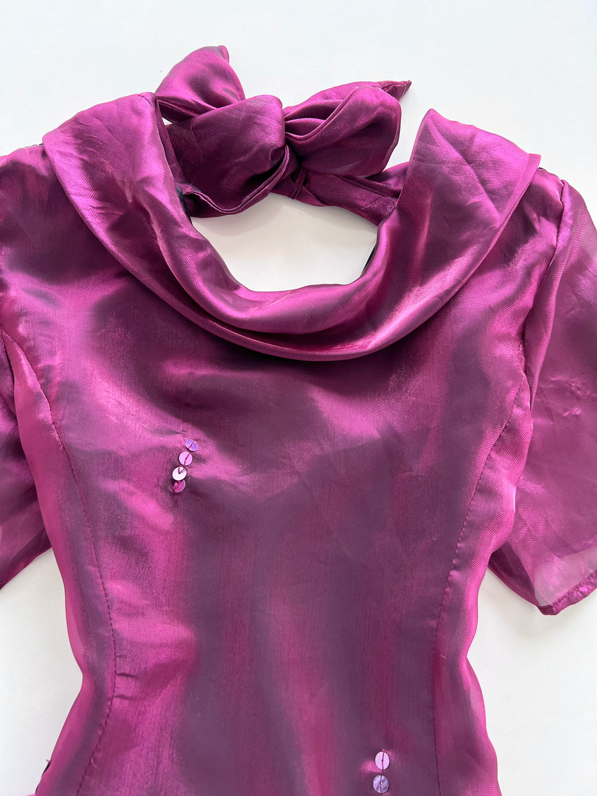 Organza Vintage Dress-Bust 32