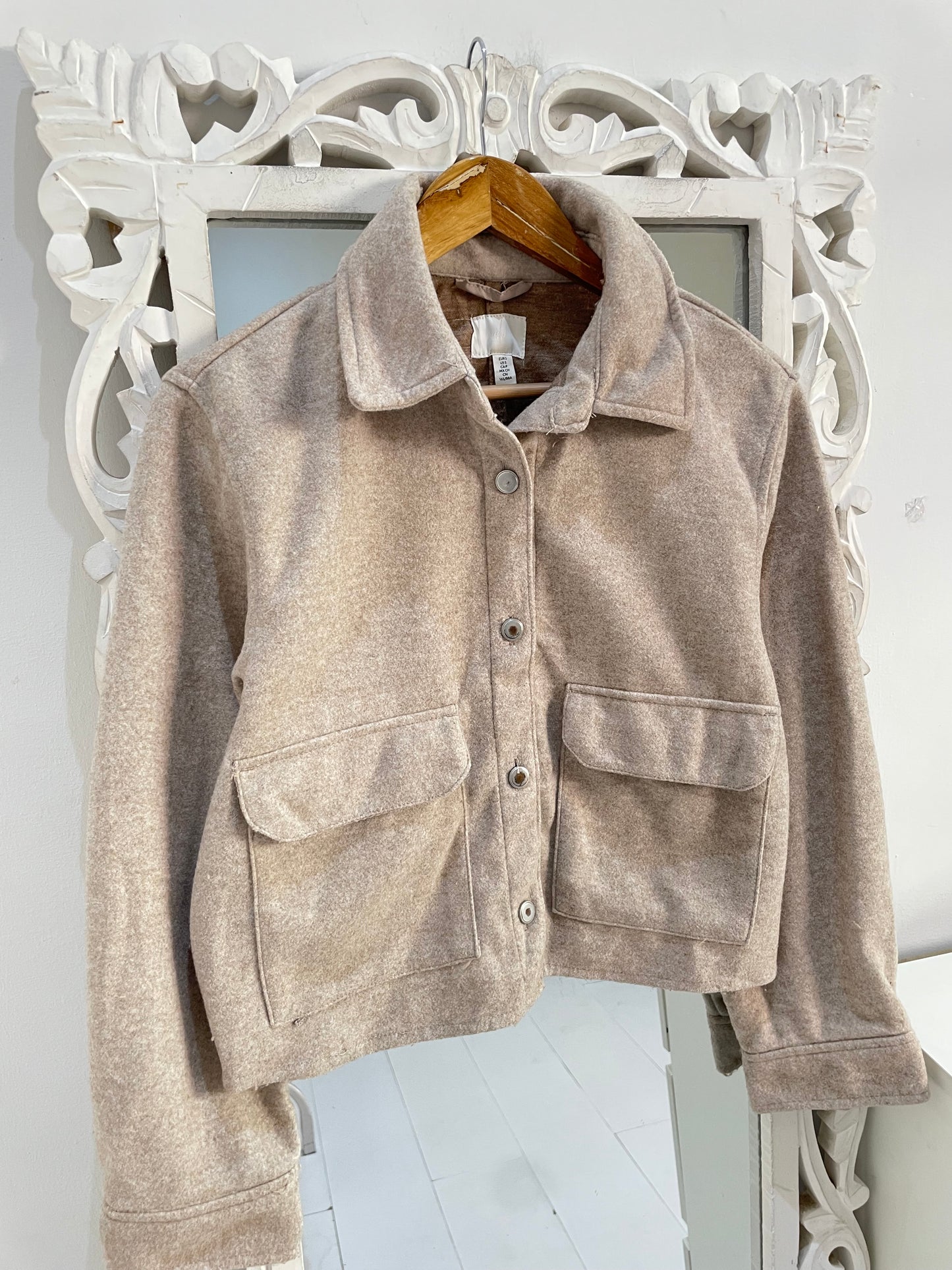H&M Super Thick Shacket-Chest 38