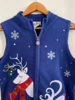 Load image into Gallery viewer, Embroidered Christmas Sweater-Bust 36
