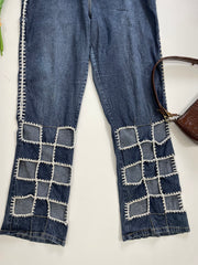 Cutout Denim Jeans-Waist 38