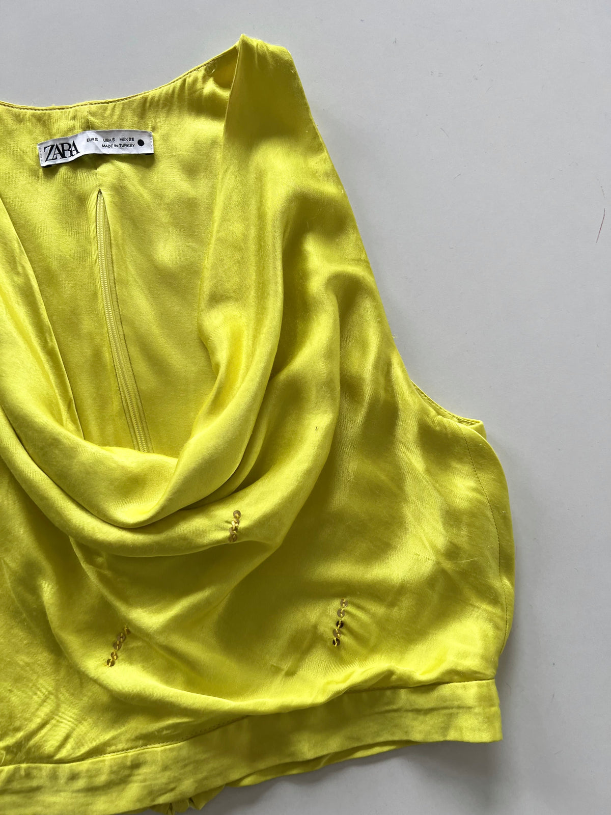 Zara Cowl Neck Top-Bust 34
