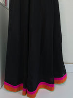 Load image into Gallery viewer, BLACK LEHENGA - WAIST 32
