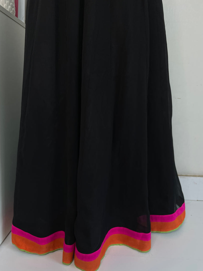 BLACK LEHENGA - WAIST 32