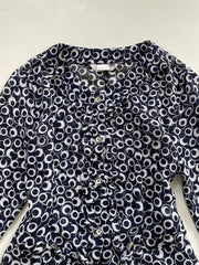 Ruffle Sheer Shirt-Bust 36