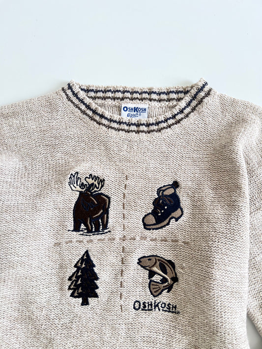 Osh Kosh Embroidered Christmas Sweater-Bust 34