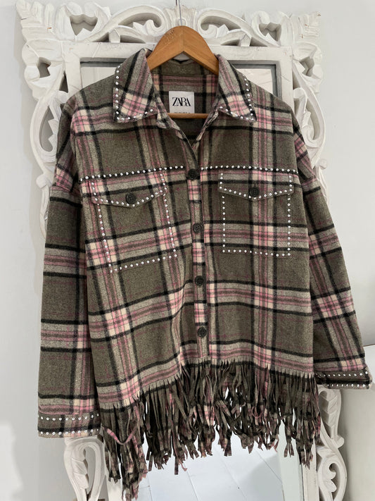 Zara Thick Warm Shacket-Chest 48