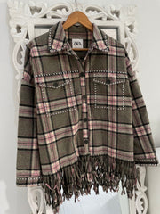 Zara Thick Warm Shacket-Chest 48