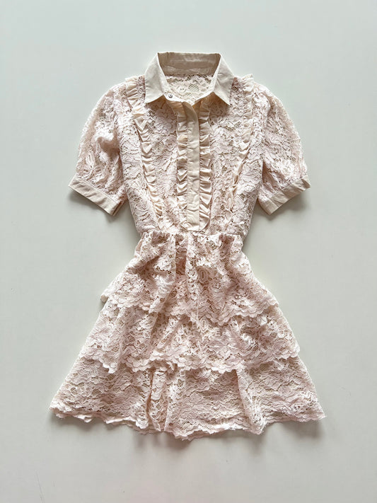 Vintage Lace Dress-Bust 38