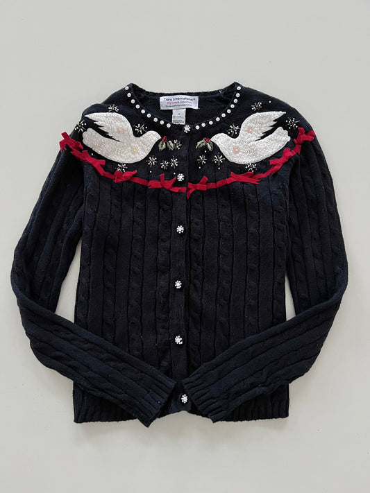 Tiara International Embroidered Sweater-Bust 38