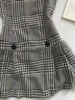 Load image into Gallery viewer, Blanco Houndstooth Winter Dress-Bust 34
