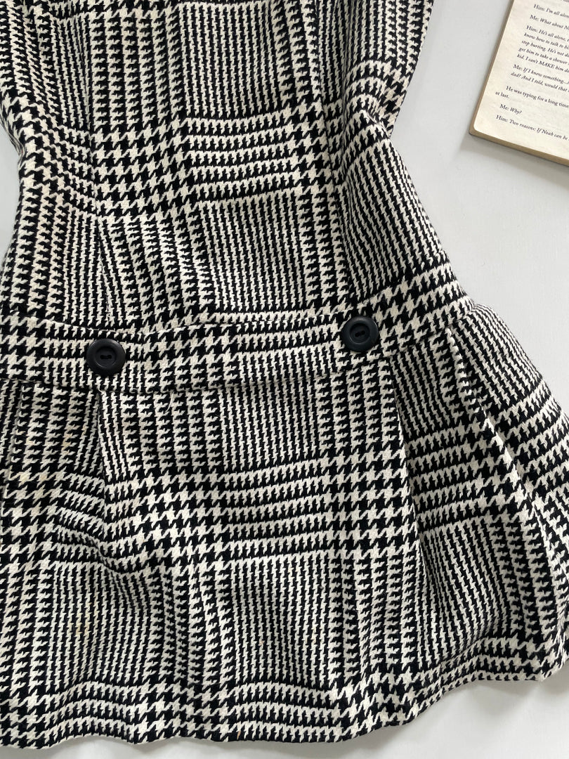 Blanco Houndstooth Winter Dress-Bust 34