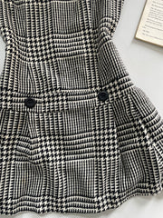 Blanco Houndstooth Winter Dress-Bust 34