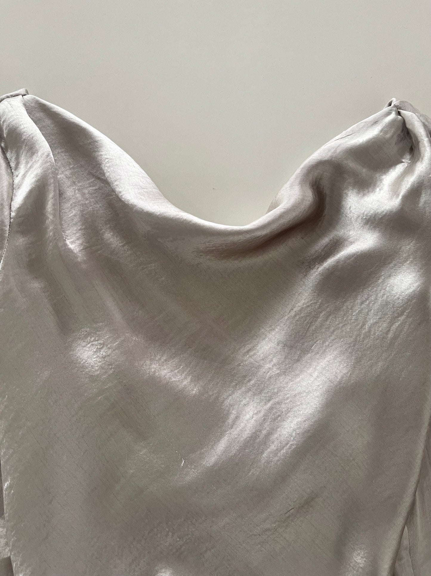 Satin Cowl Neck Top-Bust 40 to 42