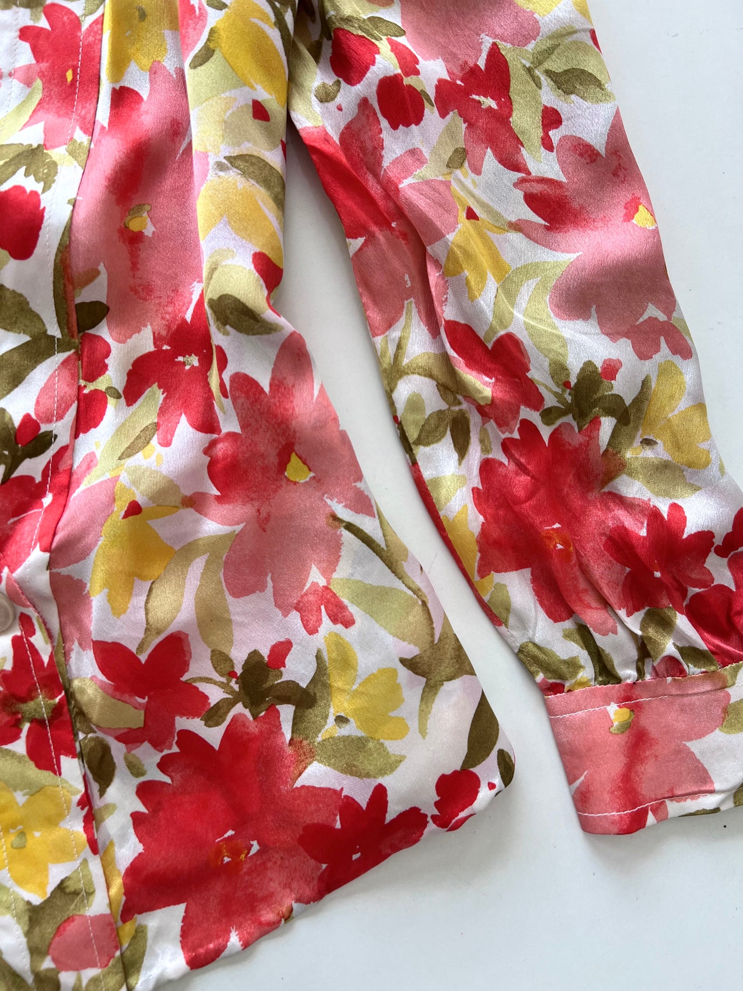 Vintage Silk Top-Bust 44