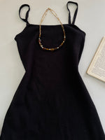 Load image into Gallery viewer, Black Winter Dress-Bust 34