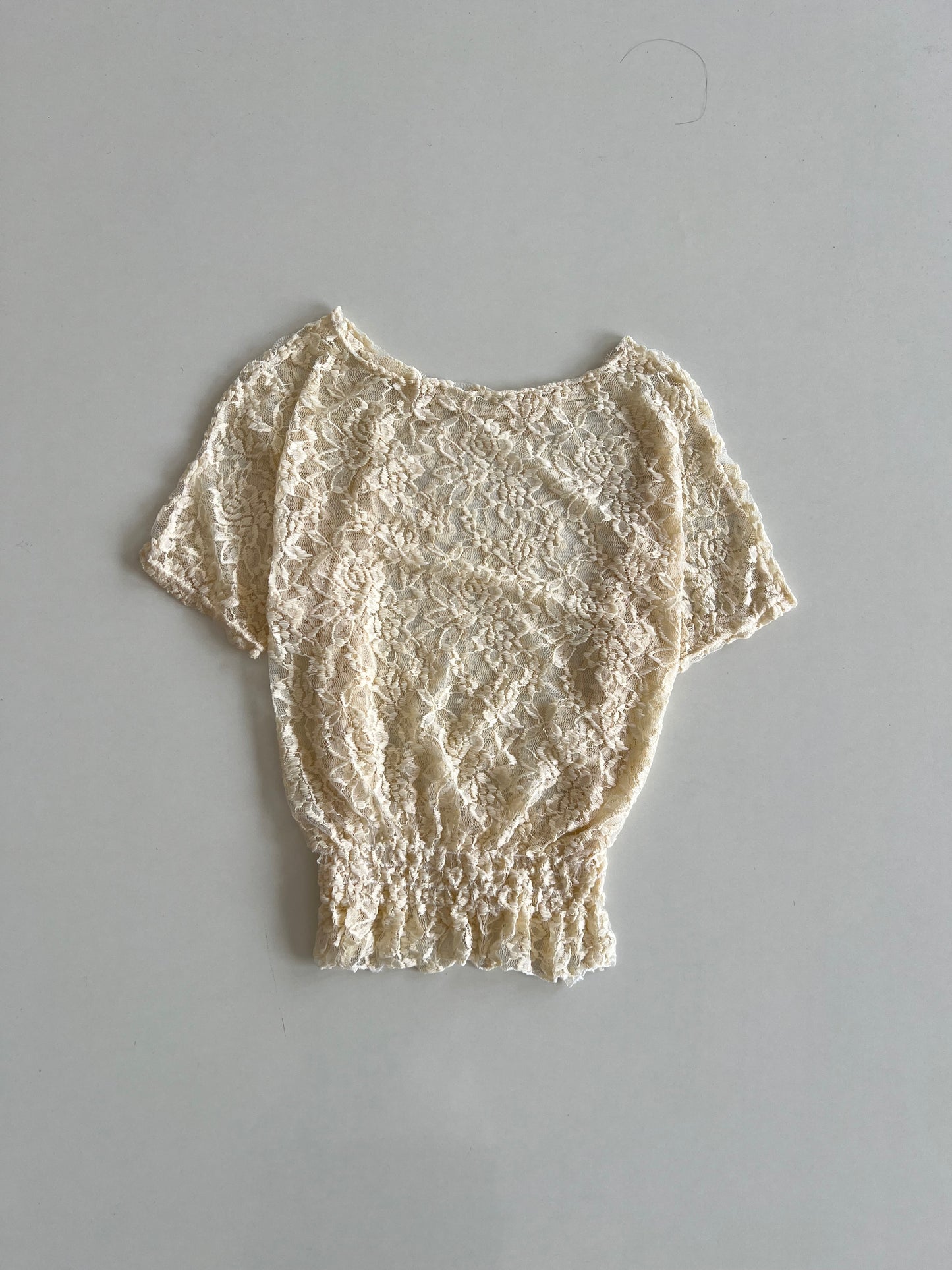Lace Sheer Top-Bust 36 to 38