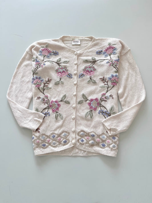 Paramour Embroidered Cardigan Sweater-Bust 46