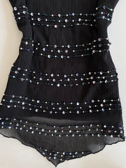 Positano Sheer Embroidered Top-Bust 42