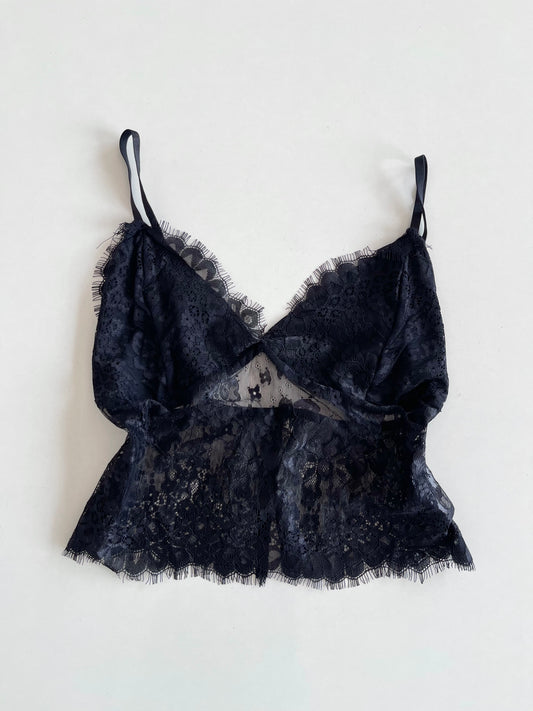 Lace Sheer Top-Bust 30 to 32