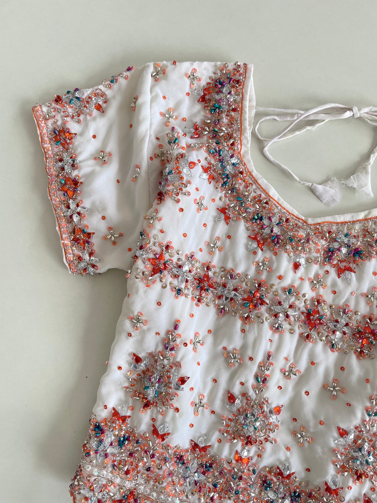 Hand Embroidered Desi Top-Bust 34