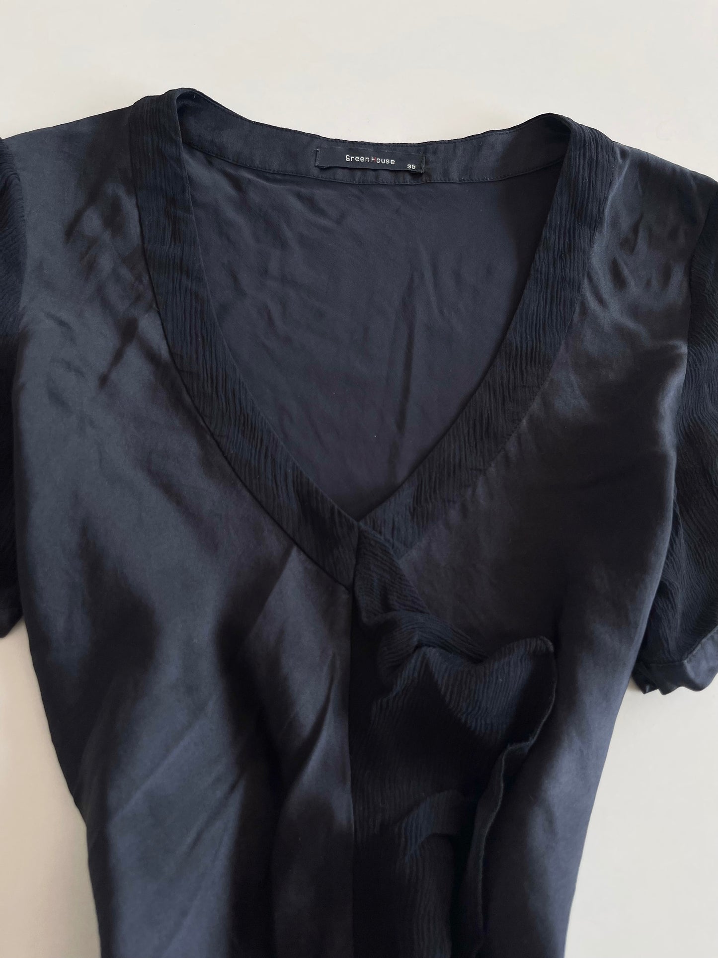 Green House 100% Silk Top-Bust 36