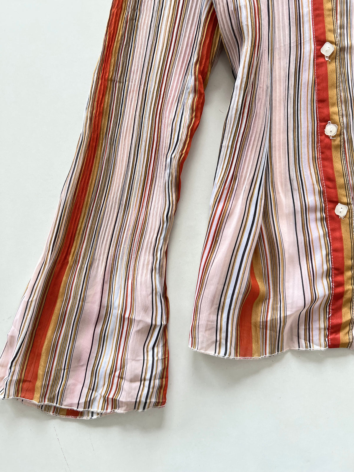 Xiagu Fashion Sheer Pleated Shirt-Bust 40 to 42