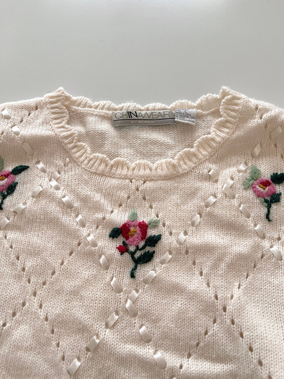 Morsly Embroidered Sweater-Bust 46