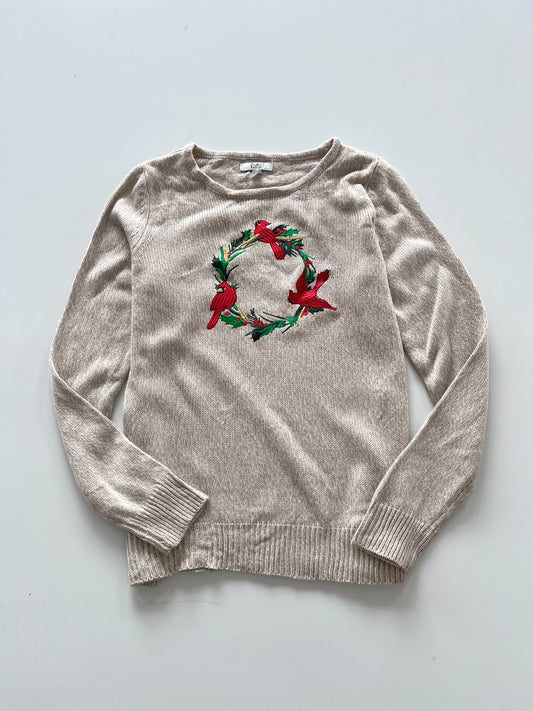 Croft&Barrow Embroidered Sweater-Bust 38