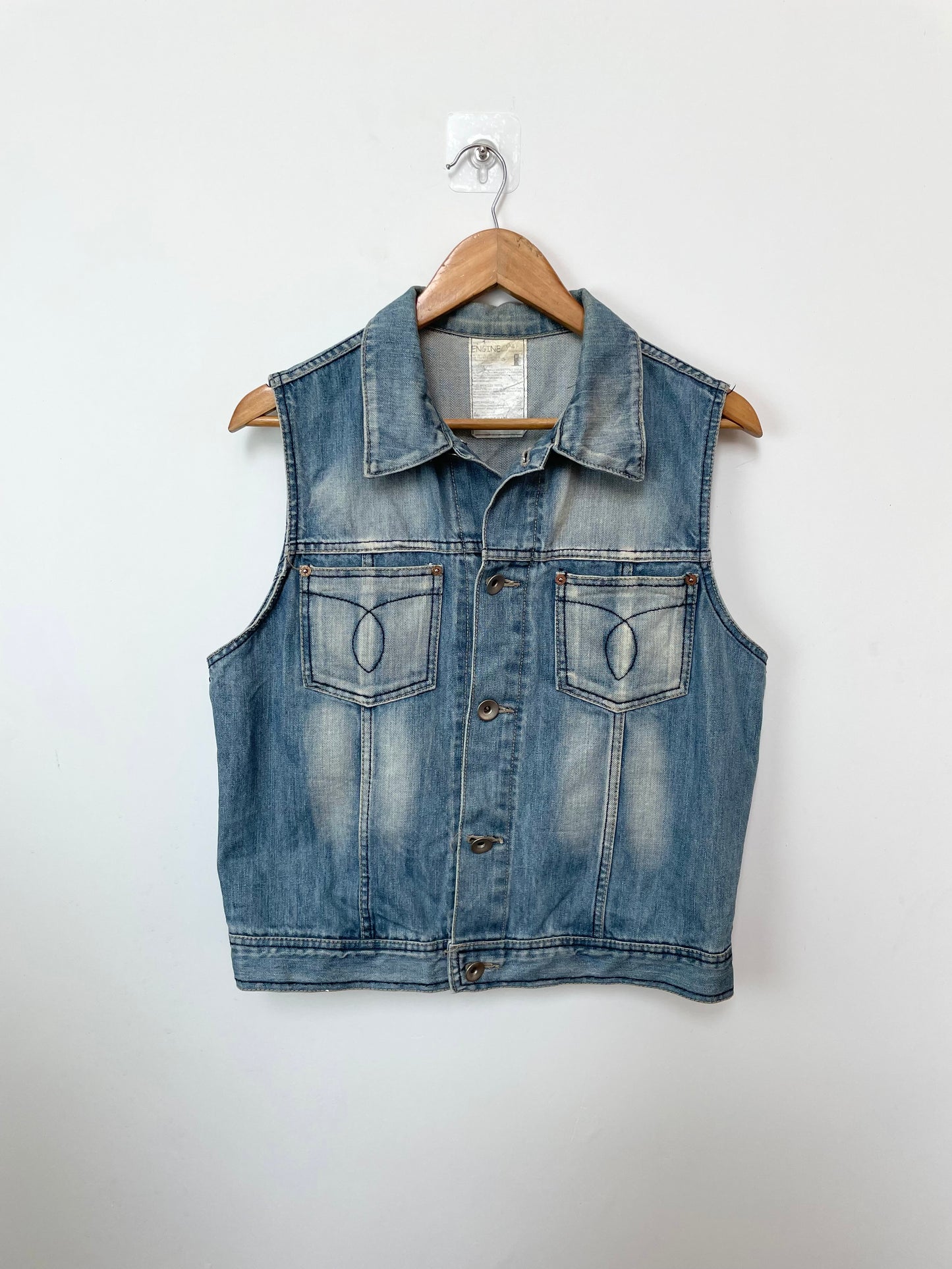 Engine Denim Vest-Bust 40