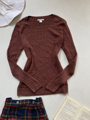 Amazon Essentials Vintage Cable Knit Sweater-Chest 36 to 38