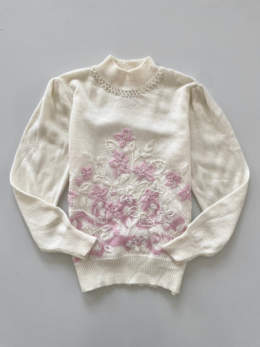 Jaclyn Smith Embroidered Soft Sweater-Bust 38