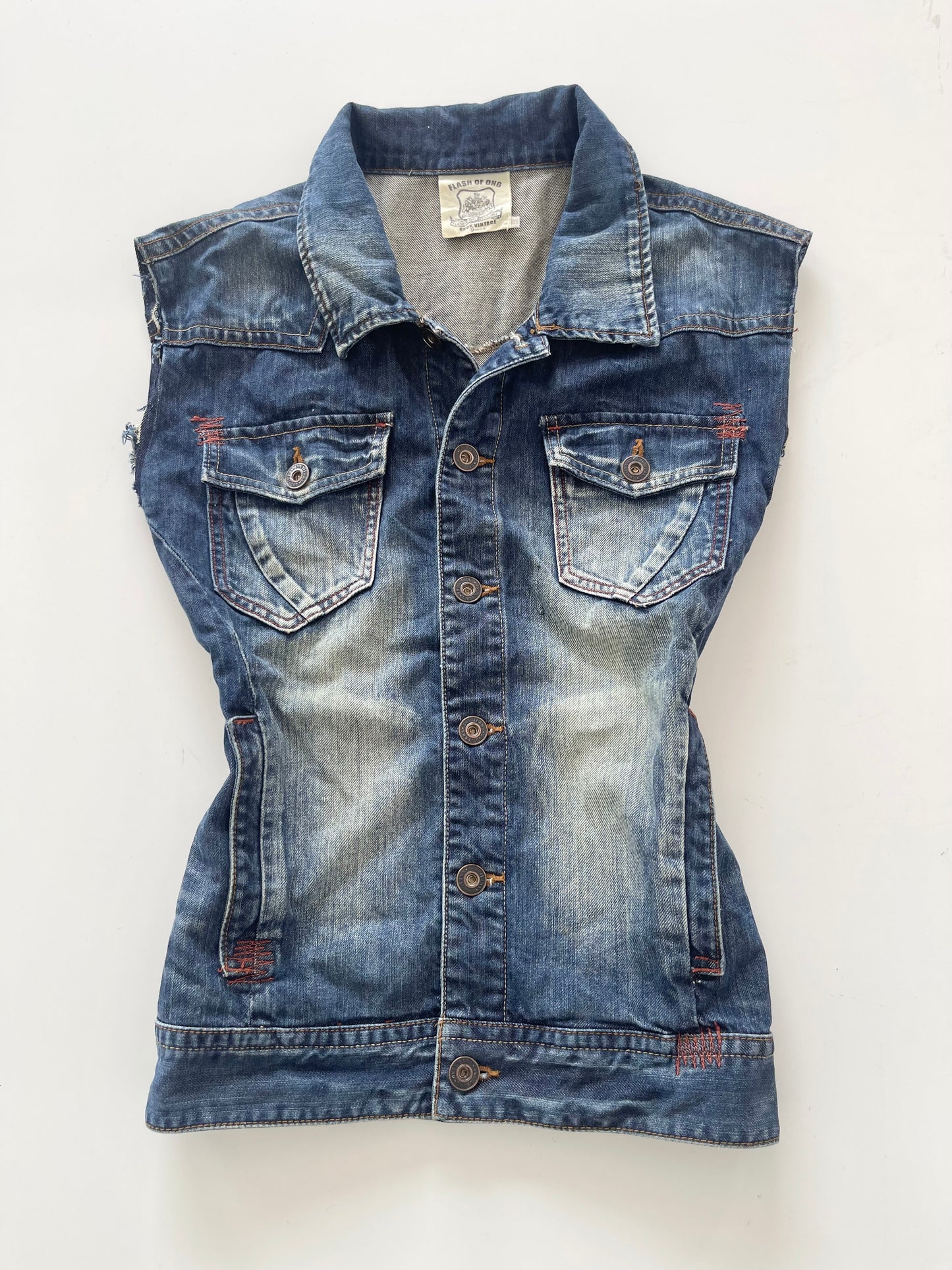 Flash Of Ong Denim Vintage Jacket-Bust 44