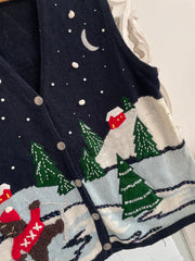 Bobbie Brooks Christmas Sweater Vest-Bust 42