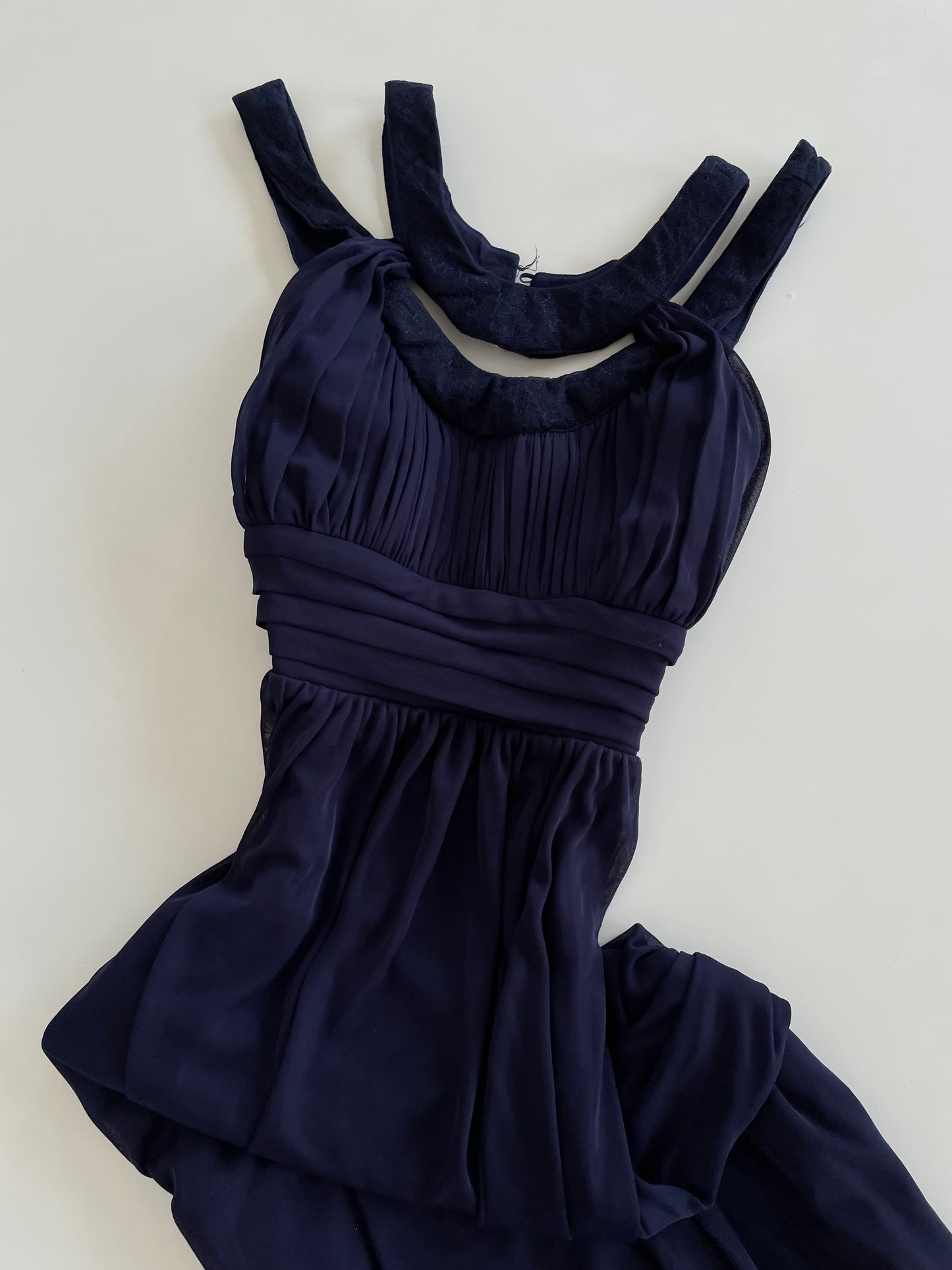 Vintage Blue Dress-Bust 32
