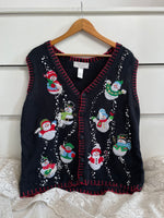 Load image into Gallery viewer, Vintage Christmas Sweater Vest-Bust 42
