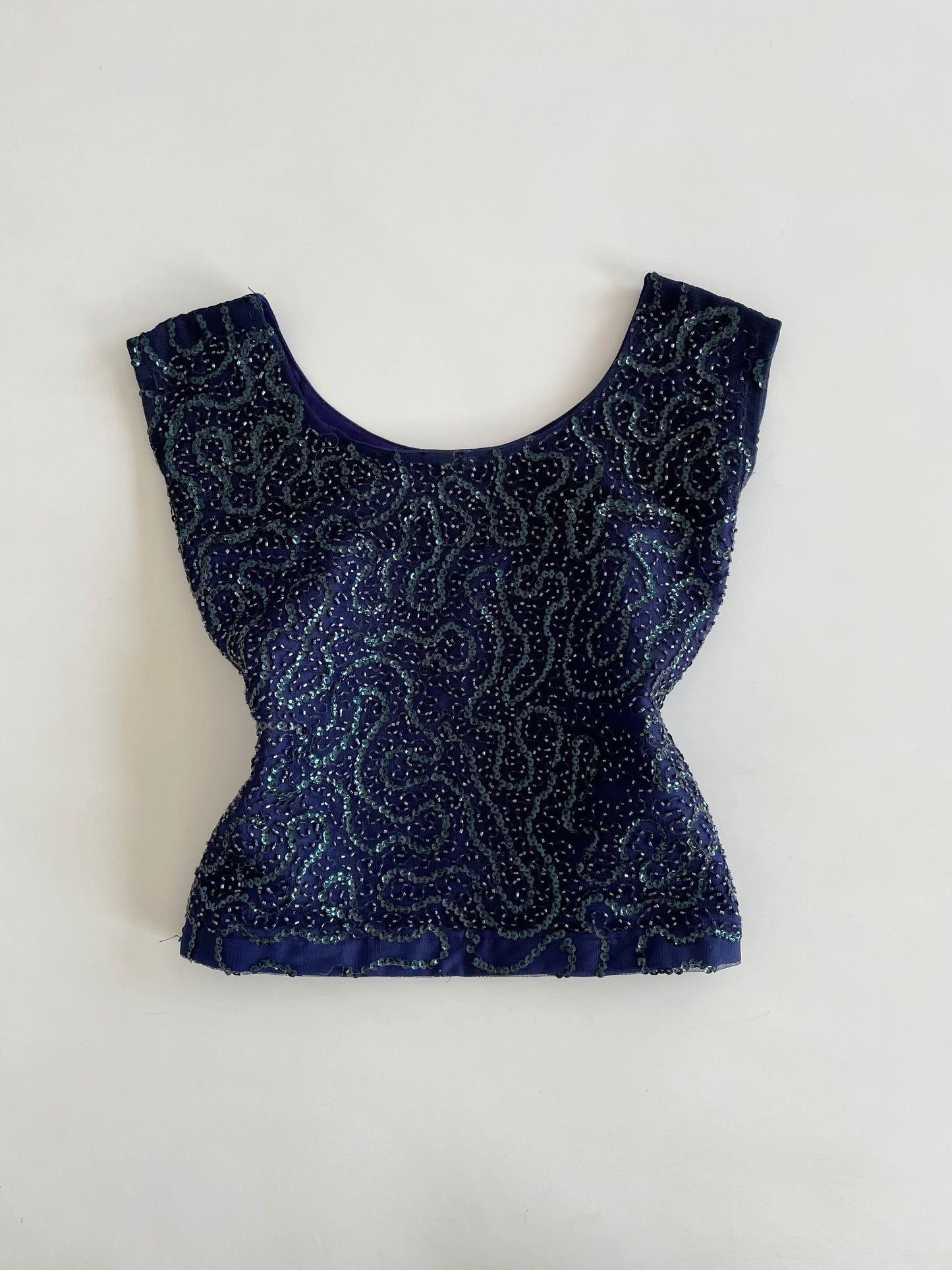 Embroidered Desi Top-Bust 40