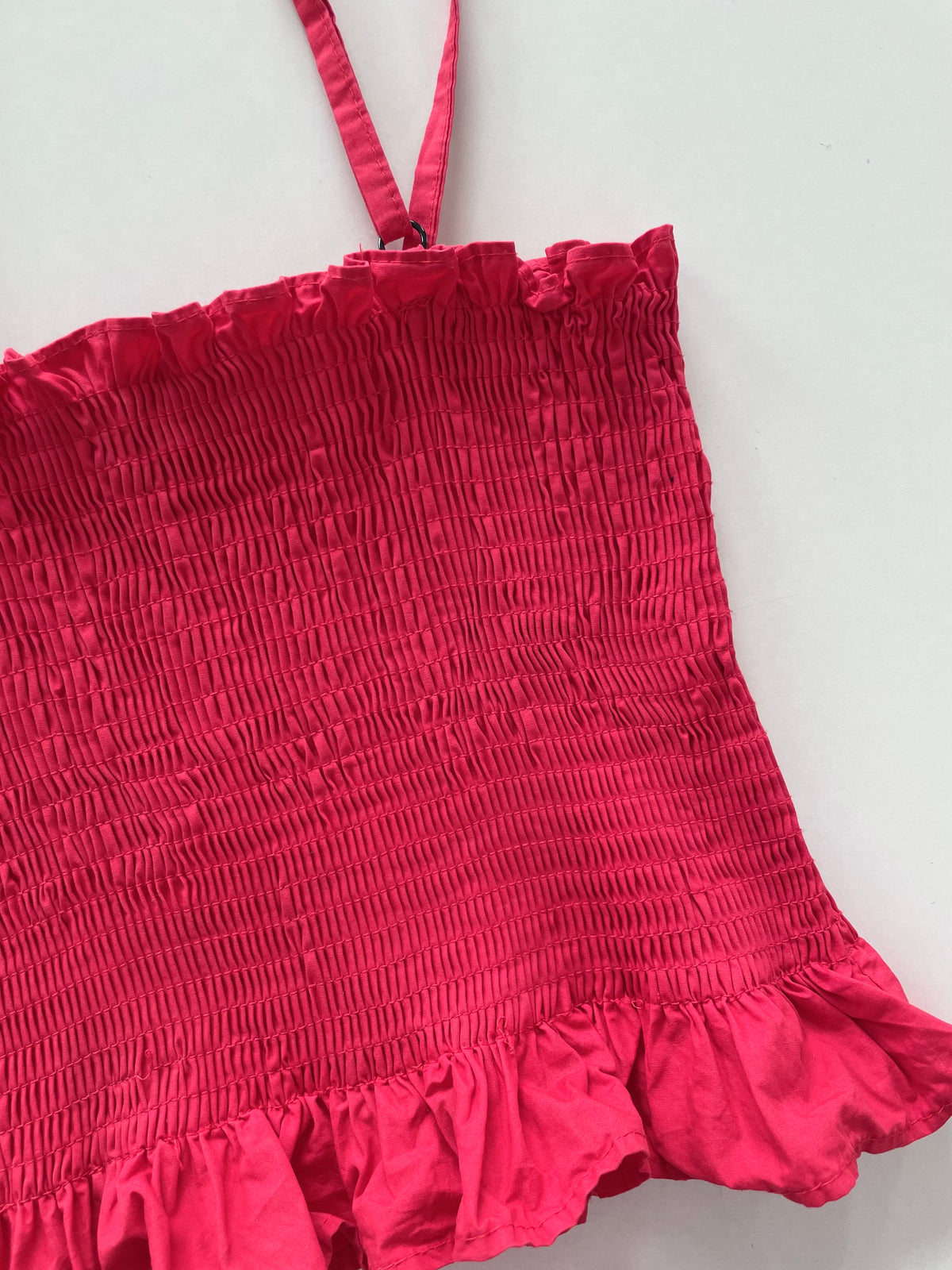 Smocked Red Top-Bust 28 to 30