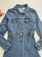 Load image into Gallery viewer, Fida Denim Dress-Bust 32
