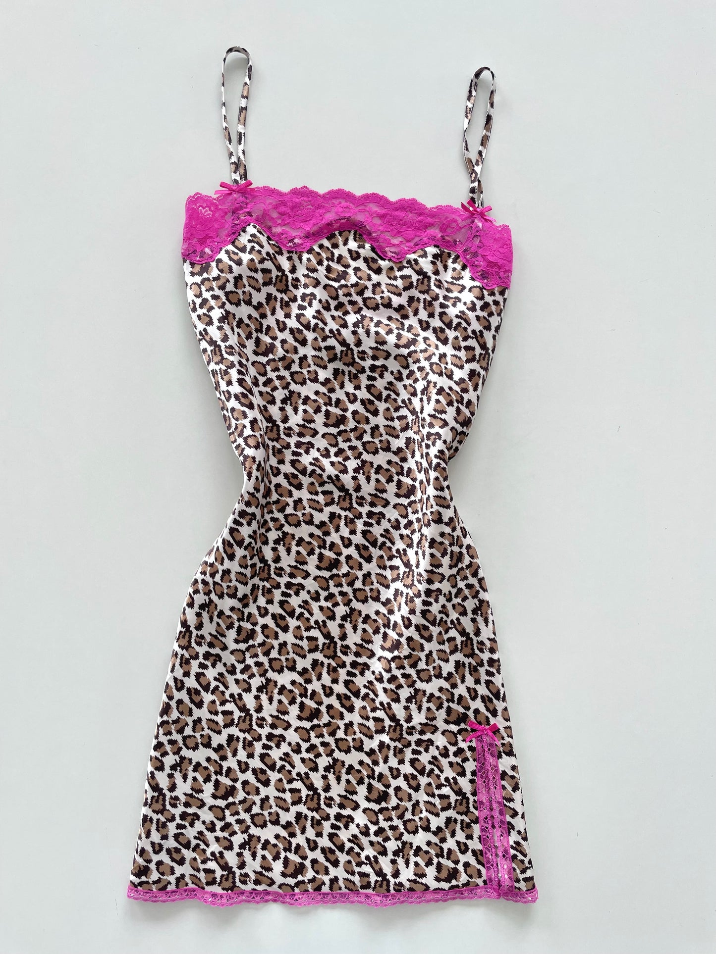 Animal Print Slip Dress-Bust 36